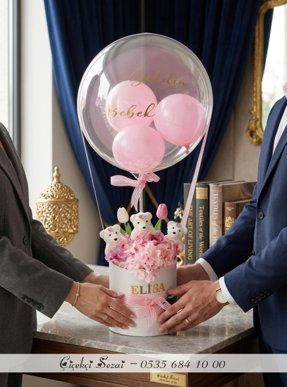 Kiz Bebek Özel Tasarim Balon
